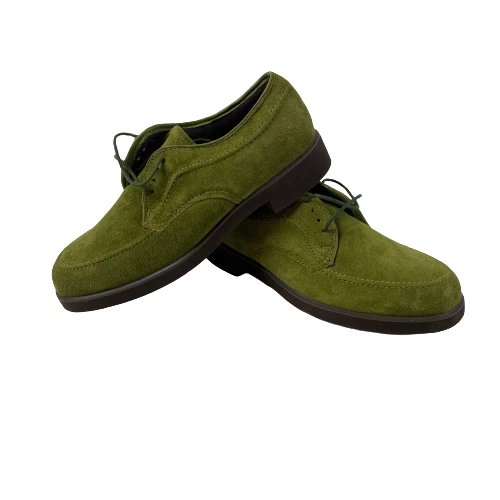 Green suede shoes mens sale