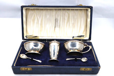Garrard & Co. Three-Piece Silver Condiment Set