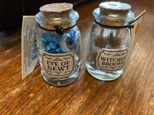 Target Halloween Mini Potion Bottles Witches Brooms Eye Newt Decor 2022