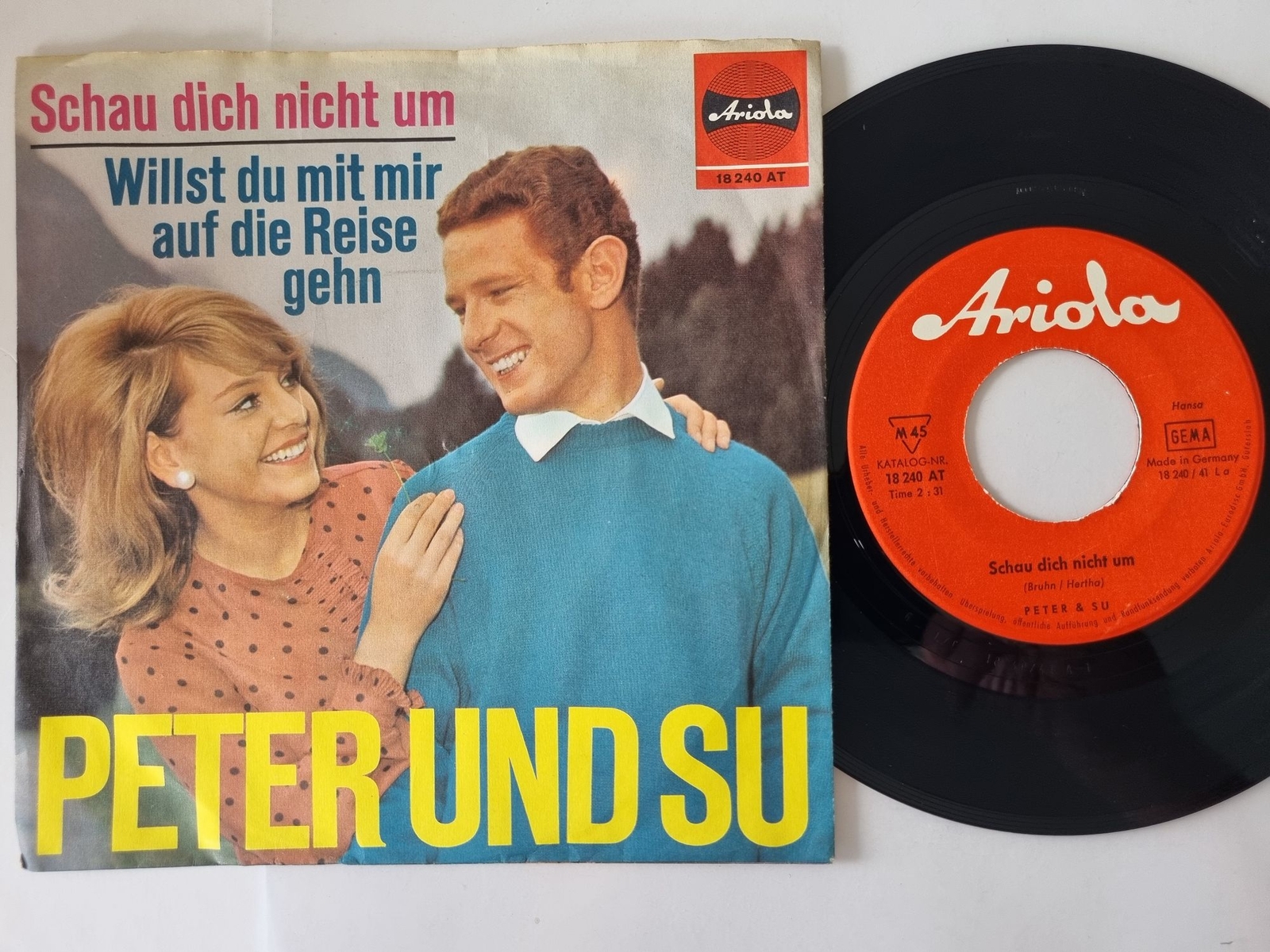 Peter und Su - Schau dich nicht um 7'' Vinyl Germany
