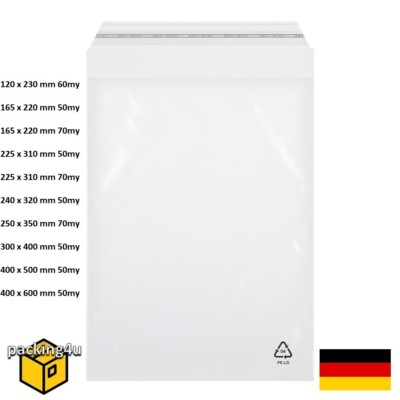 LDPE Adhäsionsverschlußbeutel Beutel Folienbeutel Flachbeutel Klebeverschluss