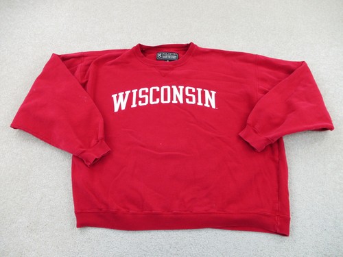 VINTAGE Wisconsin Badgers Sweater Adult 