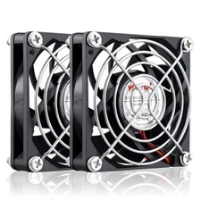 Dc 12v Cooler Case Fan 70mm X 70mm X 15mm 2pin Brushless Cooling Fan 2pack