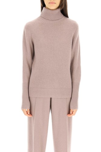 Allude Cashmere Turtleneck Sweater 11155 Beige - M