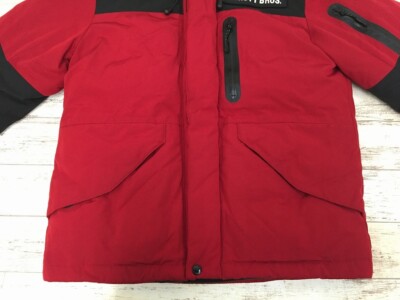 SCHOTT NYC 2TONE SNORKEL DOWN PARKA Jacket 3172025 Red Outerwear