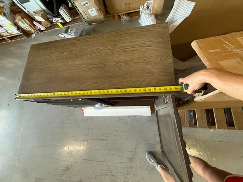 Uttermost Shield 2 Door 40" Cabinet - Gray Oak 25085 - Picture 6 of 13