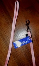 Leash Pink Nylon Dog 4' Premier size Small 3/8" New
