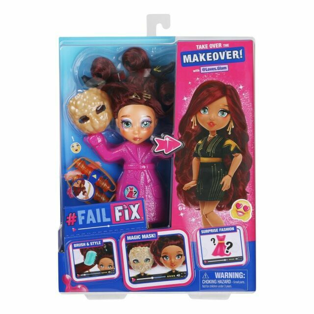 FAIL FIX Take Over The Makeover DOLL LOVES.GLAM Surprise Fashion Figure 2020
