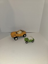 Vintage 1970's Tonka Toys Yellow And Green Dune Buggy Car Toy Metal Made in USA