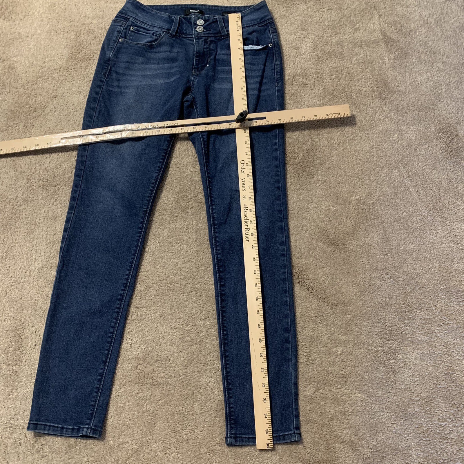 Banana Republic Womens Size 27/4 Petite Skinny Fit Blue Denim Jeans