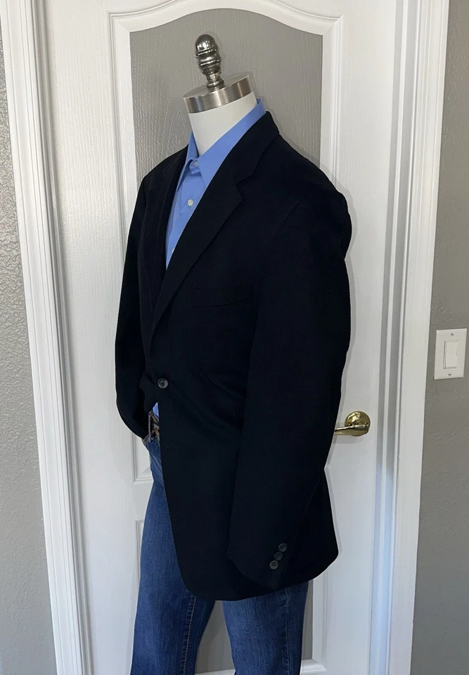 Abrigo Deportivo Arnold Brant Cachemir Talla 46R Blazer 3 Botones Loro Piana Italia Foto 3 de 4