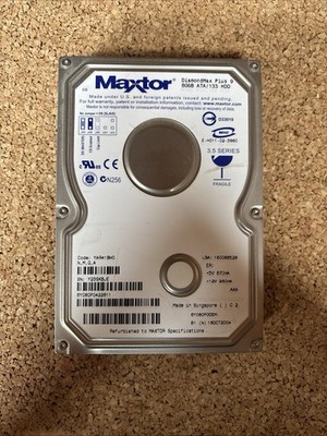 Maxtor DiamondMax Plus 9 80GB ATA/133 IDE Hard Drive 6Y080P,0 Wiped and Tested