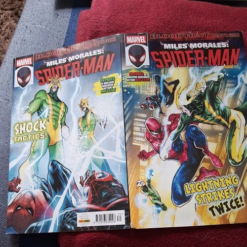 5 x Marvel Miles Morales Spider-man UK Panini Issues 18- 20-26-28-30 + More