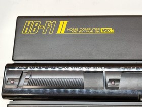 Sony MSX2 HB-F1II Vintage Computer Powers On Screen Noise Game Load Junk Repair