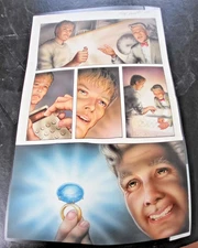 Comic Book Original Art - Painted art page - On a Pale Horse - Mike Okamoto