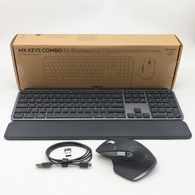 Logitech MX Keys Combo for Business Gen 2 Wireless Full Size (920-010923) Black