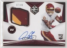 2020 Limited Rookie Spotlight Ruby 7/49 Antonio Gandy-Golden #129 Patch Auto 4t6