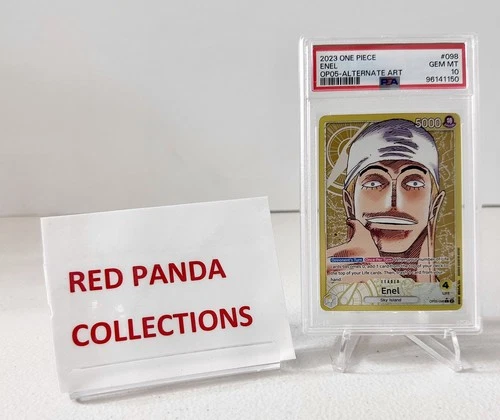ONE PIECE AWAKENING OF THE NEW ERA - ENEL ALTERNATE ART OP05-098 - PSA 10