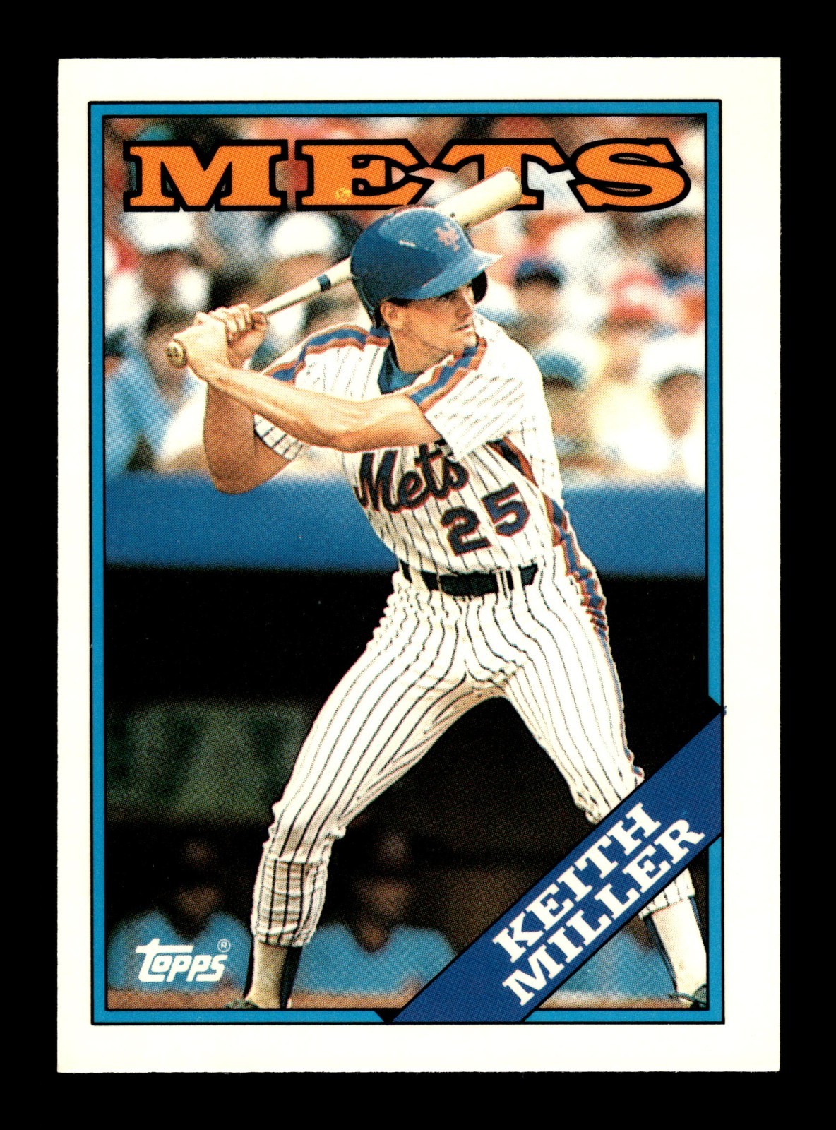 KEITH MILLER ⚾ 1988 Topps Collector's Edition Tiffany #382 New York Mets