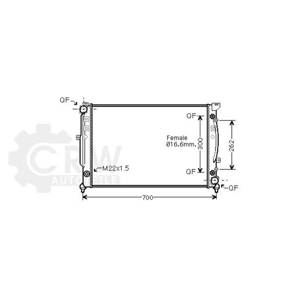 KüHler MotorküHlung FüR Audi A6 Avant 2.4 Quattro Bj.97-05-image
