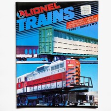 Vintage 1992 Lionel Trains Catalog Book 2 O, 027, S, Standard, Large Guages