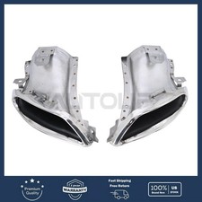 1 par de molduras de cubierta de tubo de escape de cilindro trasero para 13-16 Ford Fusion DS7317G771CBW