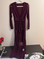 Women’s Long Sleeve Purple Shein Dress Size Small New Without Tags