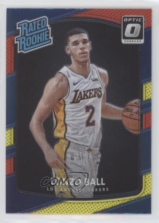 2017 Panini Donruss Optic Rated Mega Box Red & Yellow Lonzo Ball Rookie RC 0jd0