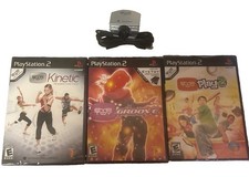 Eye Toy Kinetic /Eye Toy Groove /Eye Toy 2 /with Camera (Silver)  Brand New