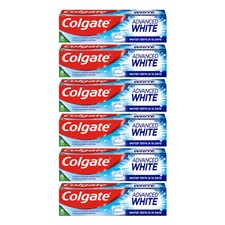 Colgate Advanced White Whitening Toothpaste Whiter Teeth - Pack of 6 x 125ml 28.47 per litre