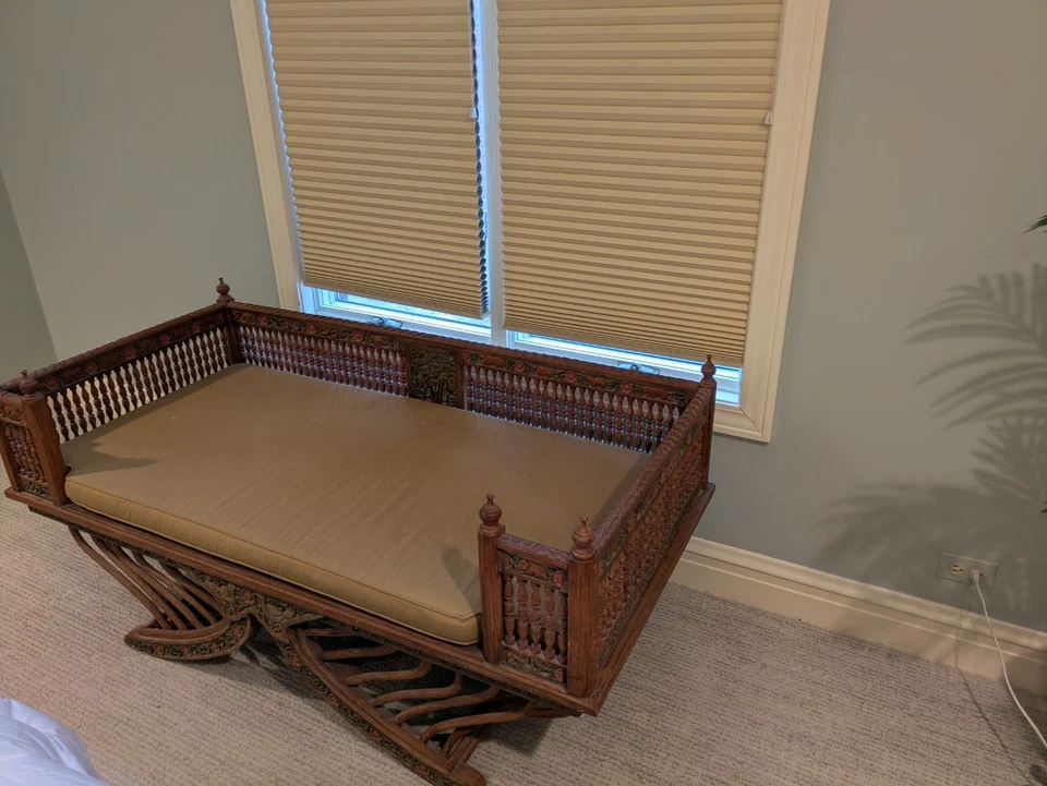 Silla elefante antigua tailandesa de teca - comprada en Bangkok - en muy buen estado. Foto 2 de 4