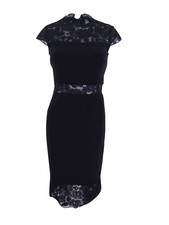 Betsy & Adam Women's Sleeveless Embroidered Dress (2, Black)