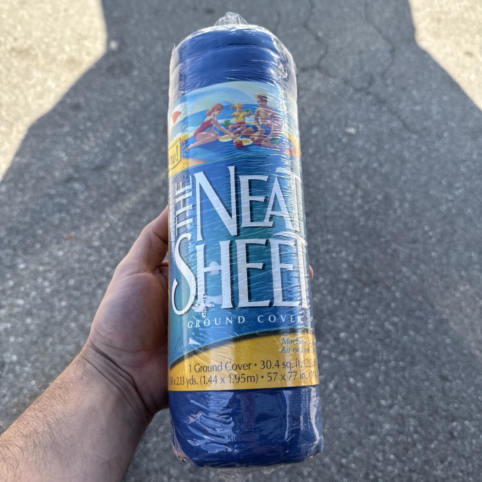 The Neat Sheet Ground Cover 57x77 Beach Picnic Blanket – New in Package