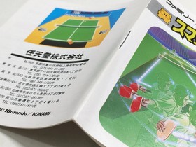Smash Ping Pong Boxed Nintendo Famicom Disk Japan - DL6386