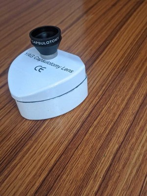 top Eye Ophthalmic YAG Capsulotomy Lens with Protective Case For Laser Surgery