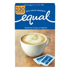 Equal Original 0 Calories Sweetener Packets Gluten Free 1000 Servings 230 Count