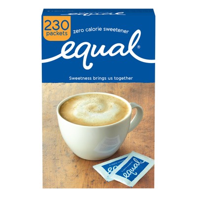 Equal Original 0 Calories Sweetener Packets Gluten Free 1000 Servings 230 Count