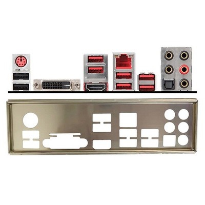 New OEM IO I/O Shield Motherboard Backplate Baffle For MSI X470 GAMING PLUS