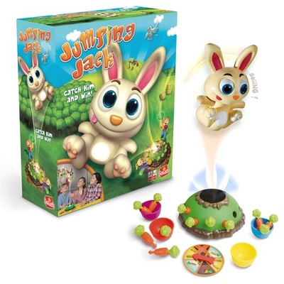 Jumping Jack, Brettspiel mit Kaninchen ab 4 Jahren, Gesellschaftsspiele für 2...