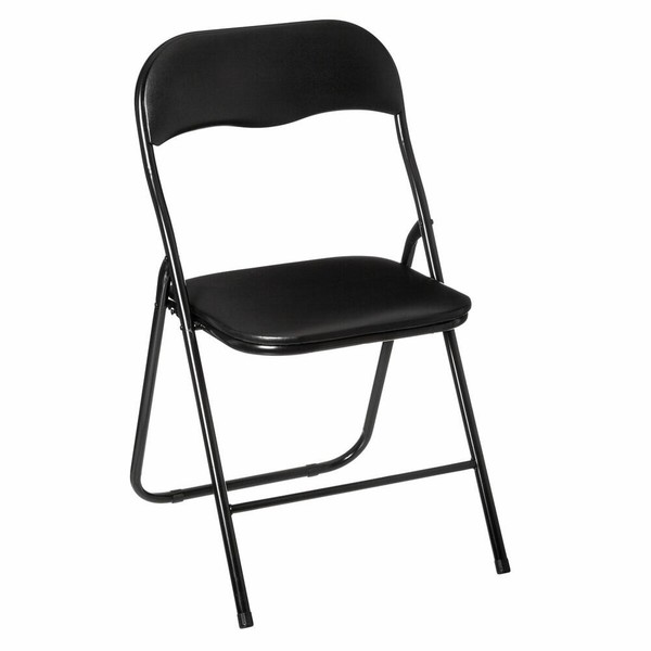 5Five Simply Smart Klappstuhl, Metall, Kunststoff, Mdf, Holzfaser, Schwarz 79 Cm-image