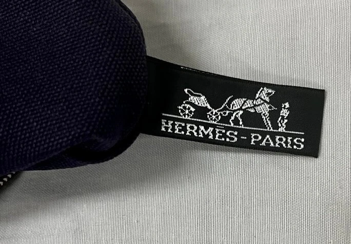 BOLSA HERMES ALGODÓN "BAÑO" CREMALLERA Foto 3 de 4