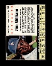 1961 Post Set-Break #158 Jim Gilliam NM-MT OR BETTER *GMCARDS*