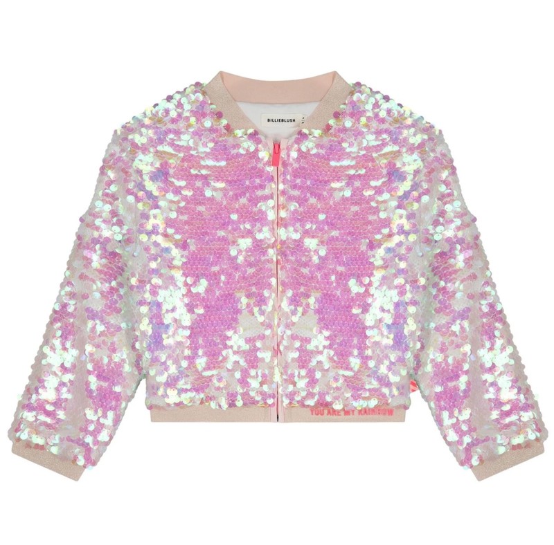 Billiebush Pink bomber jacket for girls, size 10, NEW