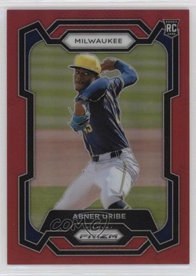 2024 Panini Prizm Red Prizm 5/299 Abner Uribe #210 Rookie RC 0q3