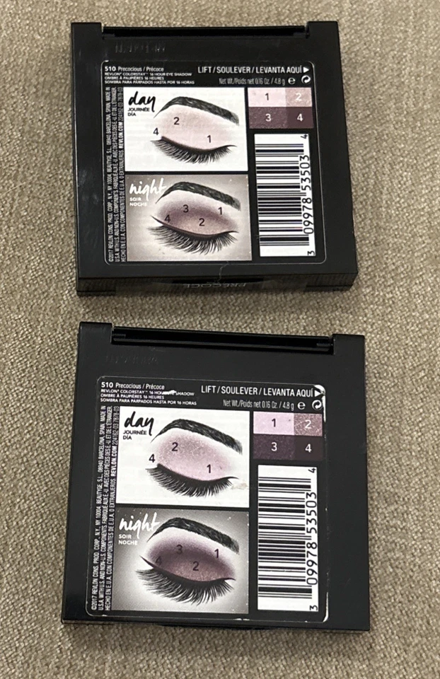 Revlon Colorstay Eyeshadow Quad 510 Precocious, Sealed Lot of 2 - Image 2 of 2
