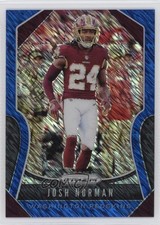 2019 Panini Prizm Blue Shimmer Prizm 2/10 Josh Norman #66 15n3