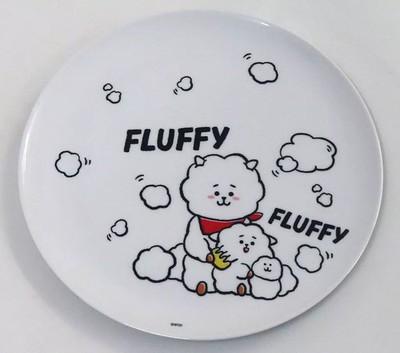 BT21 Jin Character Plate Melanin 25.5cm UNIVERSE Food Set For Ages 14+