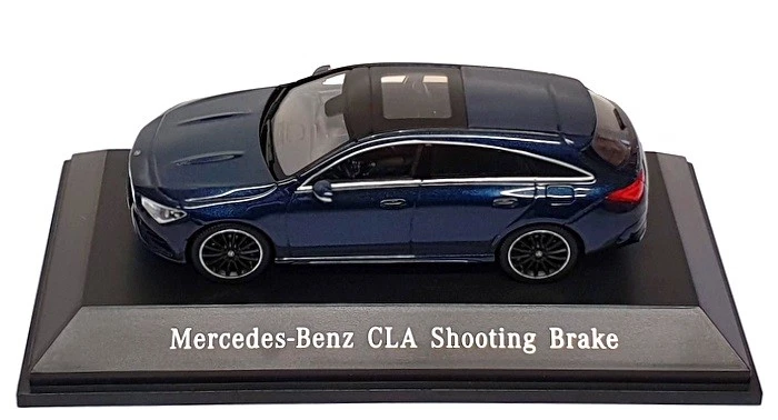 Spark 1/43 Scale B6 696 0475 - Mercedes Benz CLA Shooting Brake - Denim Blue - Image 4 of 4