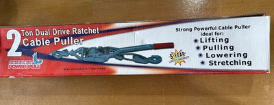 American Power Pull 2-Ton 6 Ft. Cable Puller 18600 Stretch Pull Lift Come Along