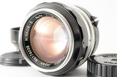 CLA'd [Near MINT Hood] Nikon Nikkor-S 5.8cm f/1.4 58mm Pat Pend Lens From JAPAN